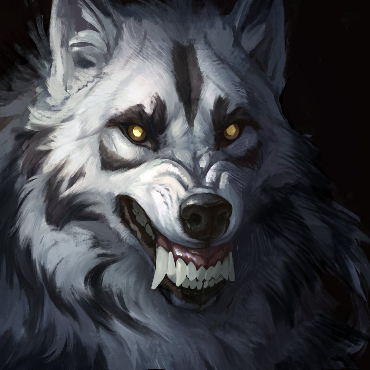 RavenMadWoof's tweet photo. Little wip for #WerewolfWednesday https://t.co/P4YXYnHZdz