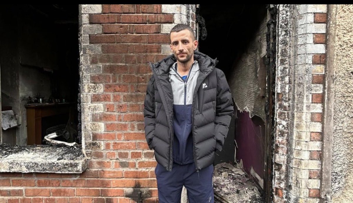 tspy999's tweet photo. @Scott_C_Young @I_amMukhtar Jamie Corrie, a poor white man being attacked and having his house burnt down by the usual suspects https://t.co/nFXx1n6Cmh