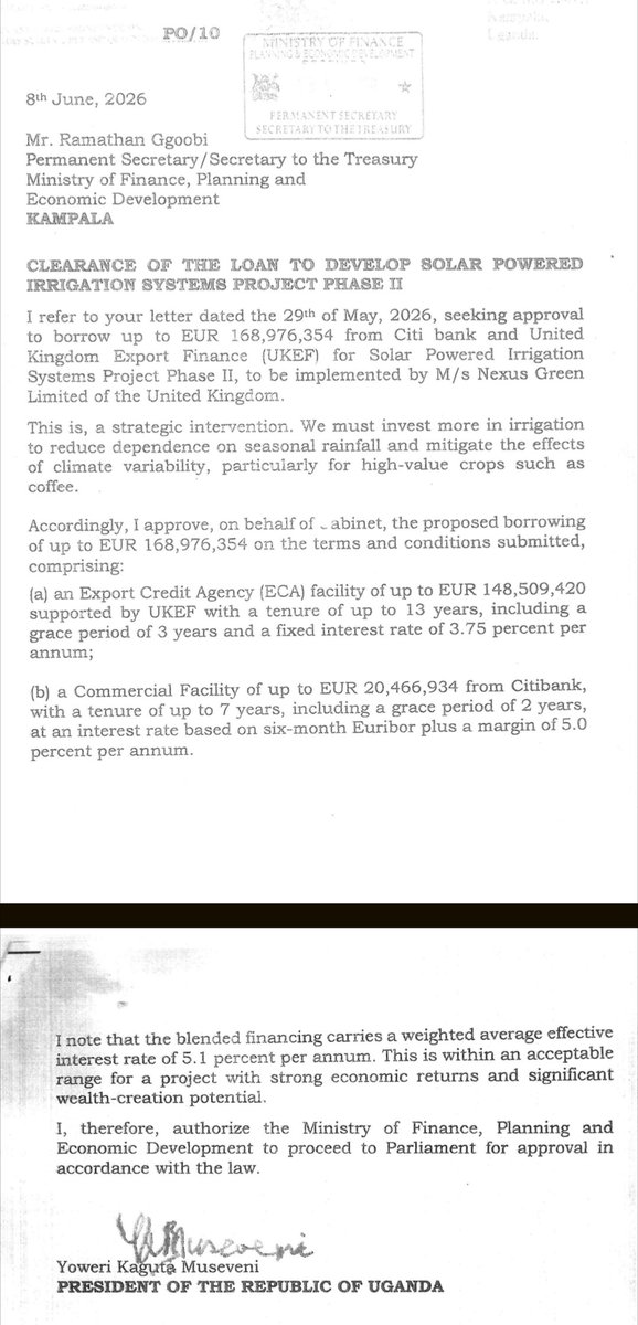 Sambannz's tweet photo. QN is remains, as we borrow another Ugx 300,000,000,000 to hand it over to the same company, where are the previous projects that the country borrowed for over £90 million previously?
https://t.co/9nrbYeXDDl https://t.co/cCtVgZQ7dJ