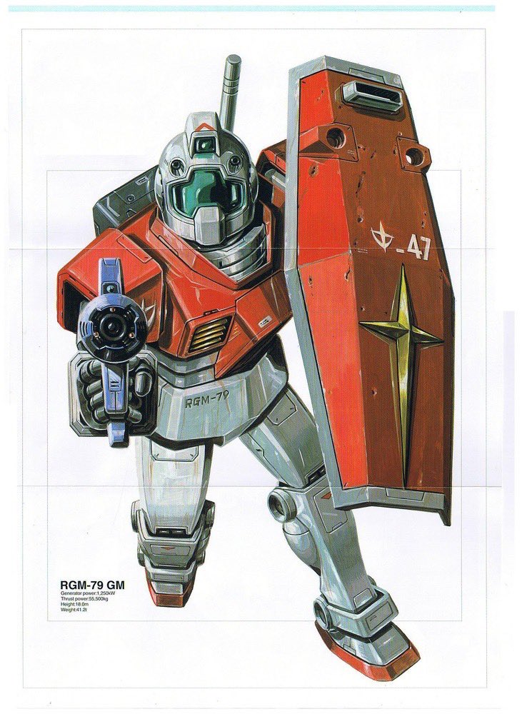 ZealousSeraphim's tweet photo. The GM may be canon fodder but it’s cool looking cannon fodder https://t.co/hCmeDsLMWt