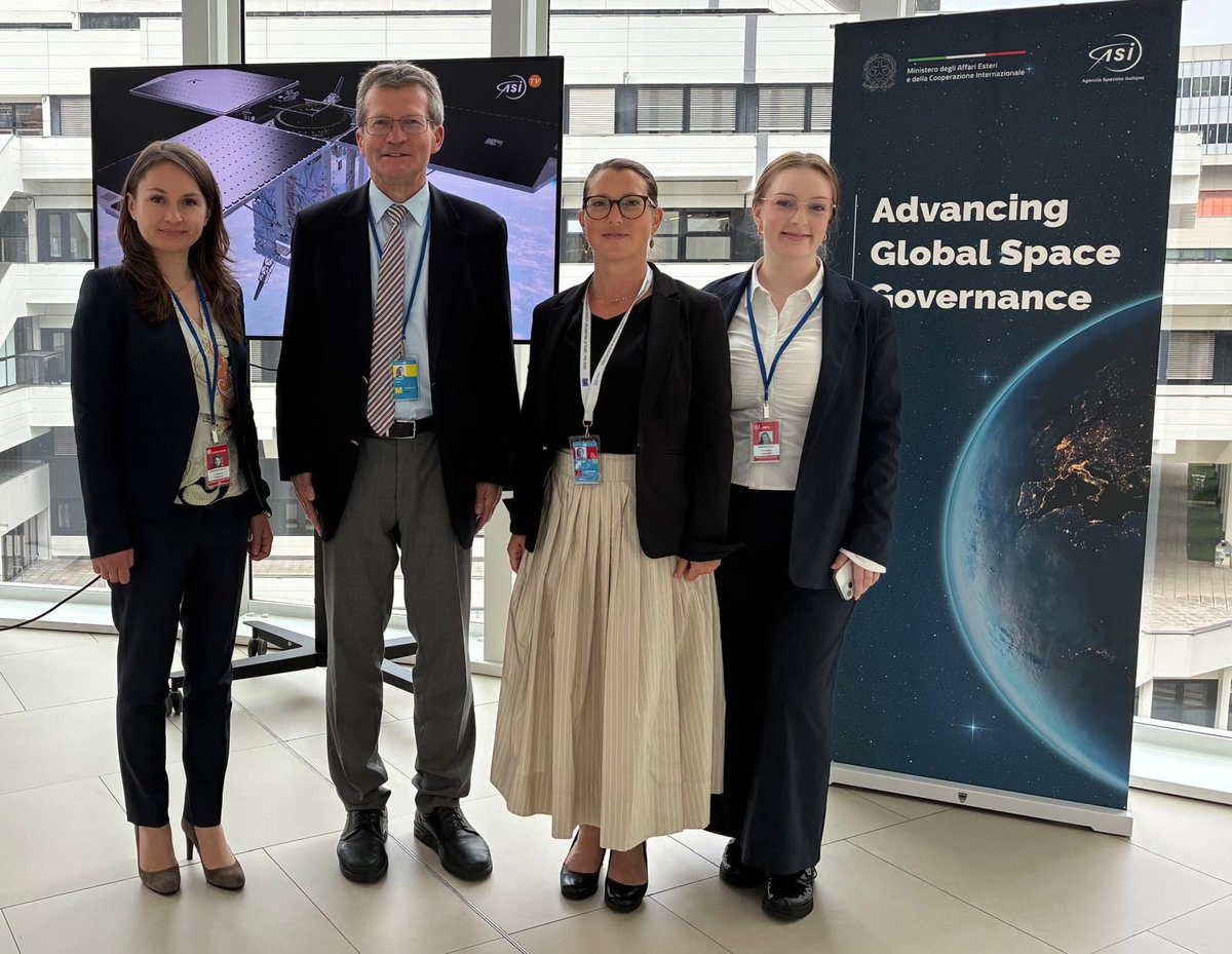 LUinVienna's tweet photo. At #COPUOS2026, @LUinVienna 🇱🇺 reaffirms #Luxembourg’s commitment to strengthening #InternationalCooperation for the peaceful, safe & sustainable use of #OuterSpace.🚀🪐☄️
@UNOOSA @LuxSpaceAgency #SpaceDiplomacy #space4all https://t.co/atpgeB3dzz