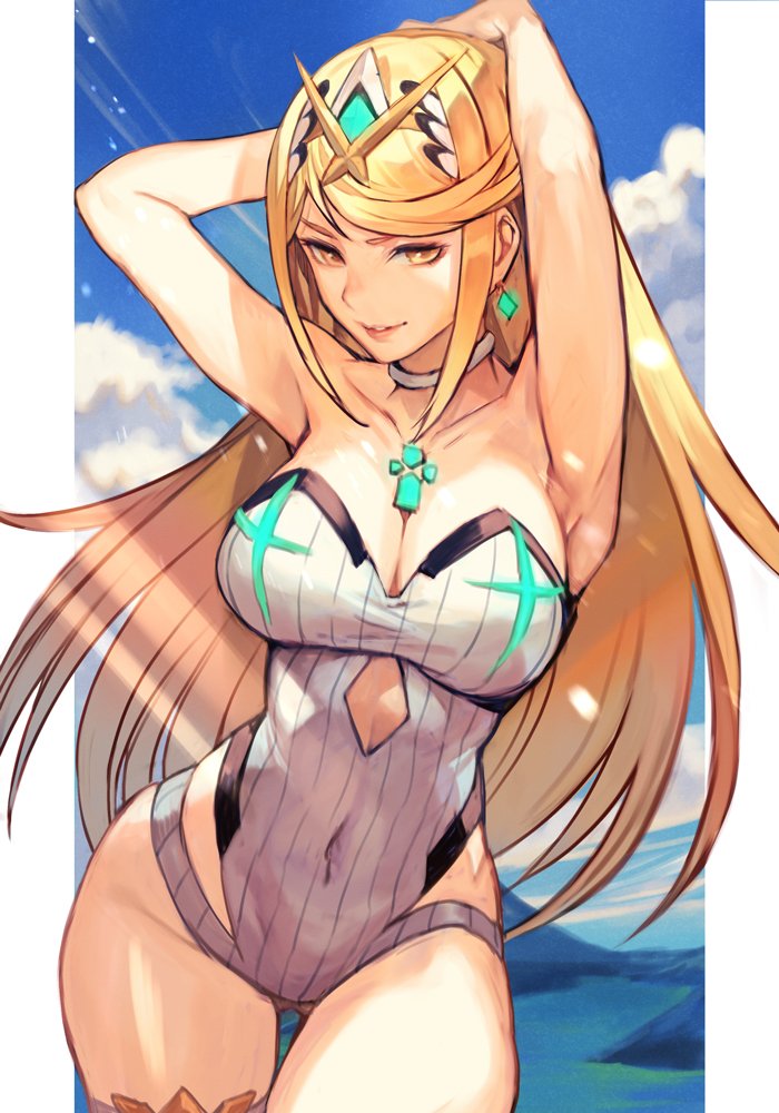 VideoArtGame's tweet photo. Fan art | Xenoblade Chronicles 2 - Mythra

Artist: @click_burgundy https://t.co/UVTK6fc5QE
