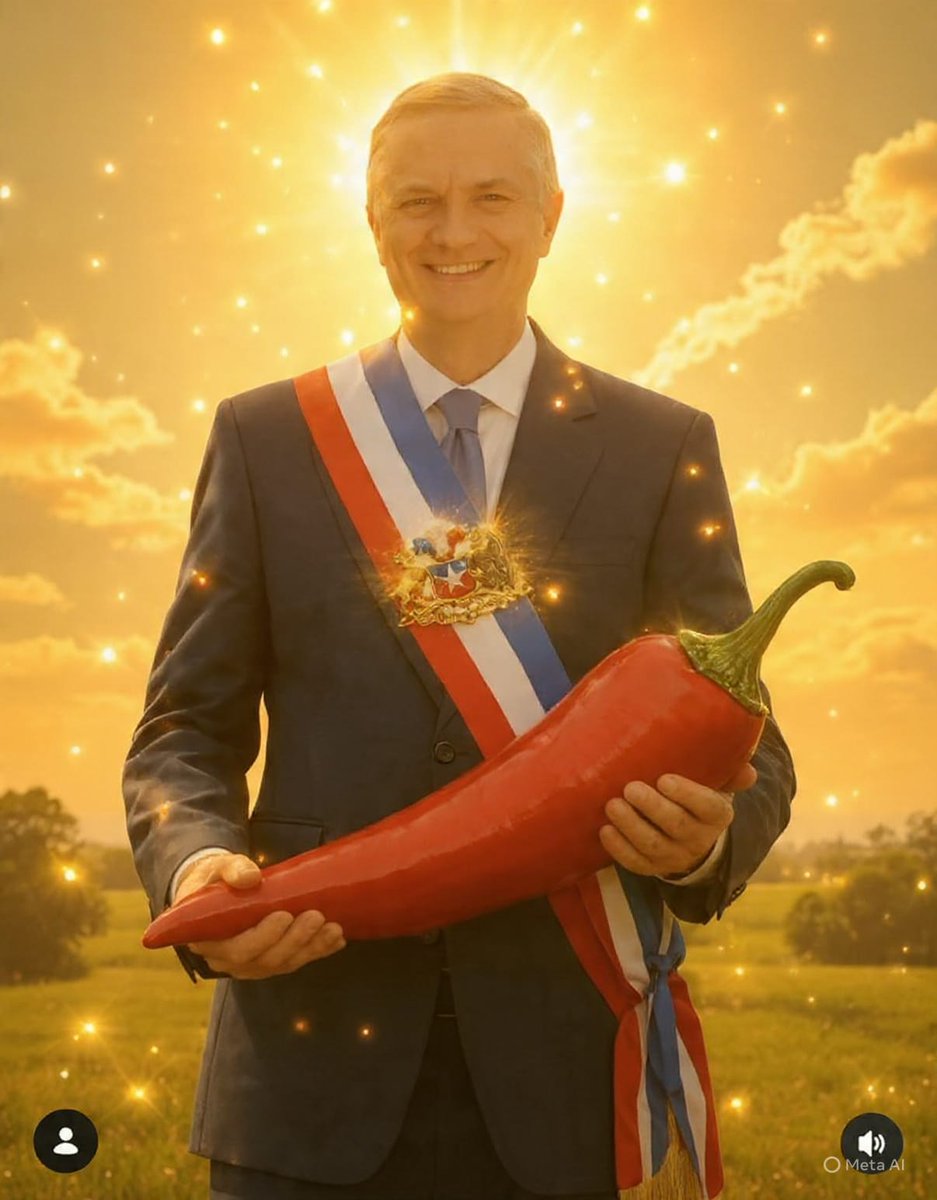HugoGavilan18's tweet photo. @victorSexta Para los que comentan mal del presidente José Antonio kast sáquense el ají del c*** lo https://t.co/rtolHcntkX