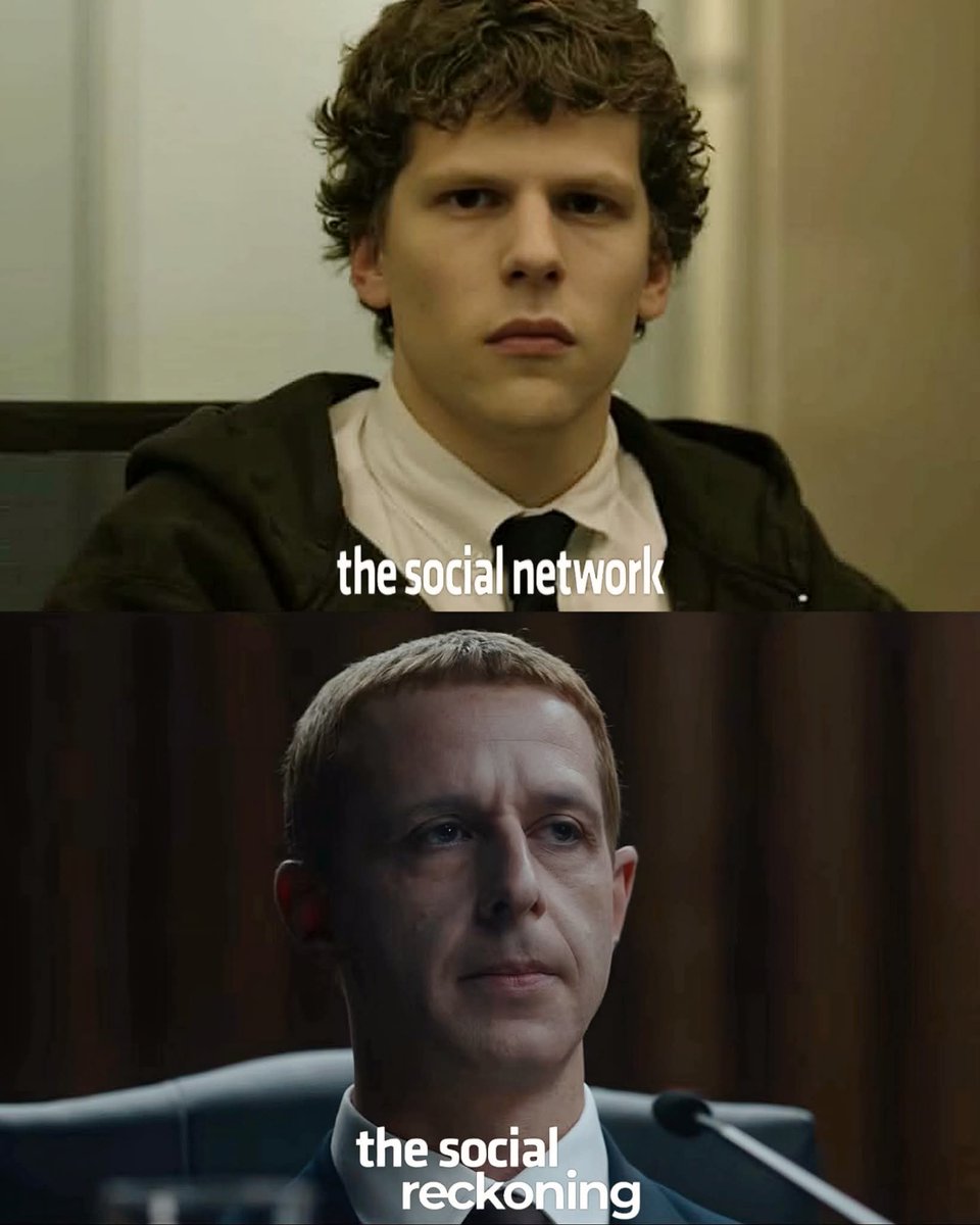 TheCineprism's tweet photo. Mark Zuckerberg portrayal in hollywood. https://t.co/ETxbVUZDqr