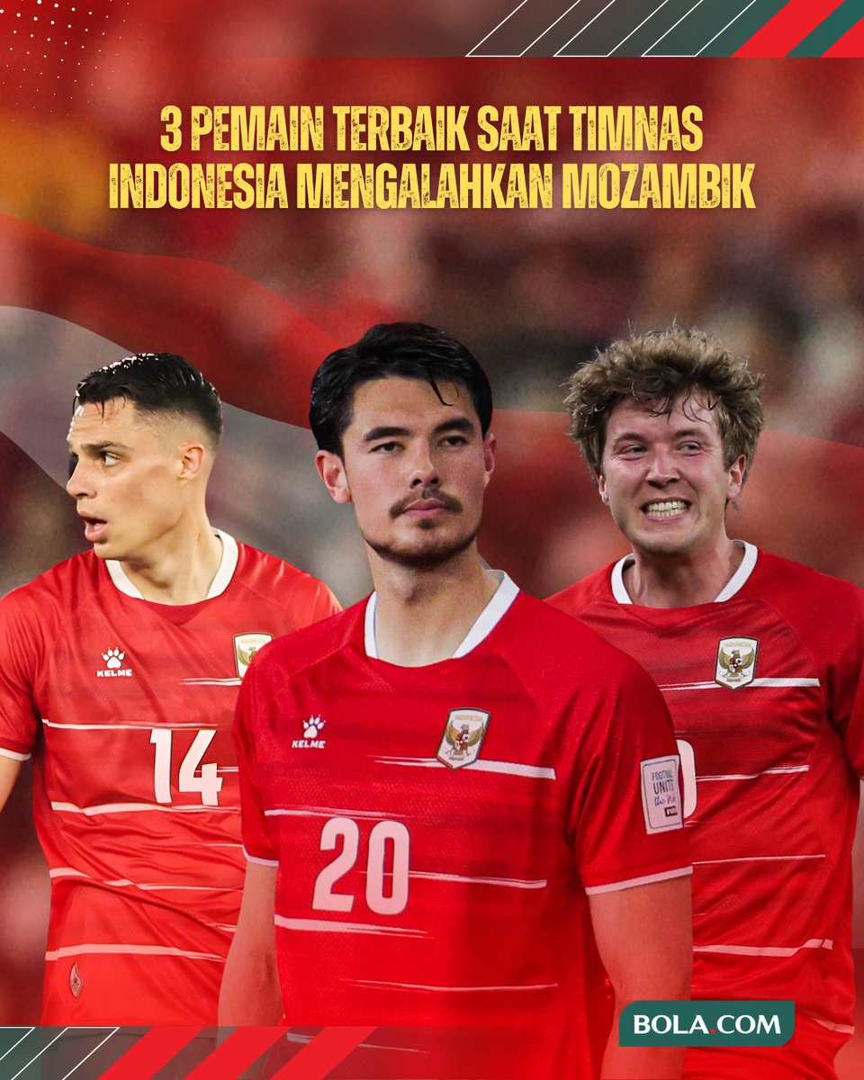 bolacomID's tweet photo. Menurut Sobat Bolacom, siapa yang paling layak menjadi MVP pada laga ini?

#BolacomID #blcgoks #FIFAMatchDay #TimnasIndonesia #bolatanya https://t.co/VDNI3Lpil0