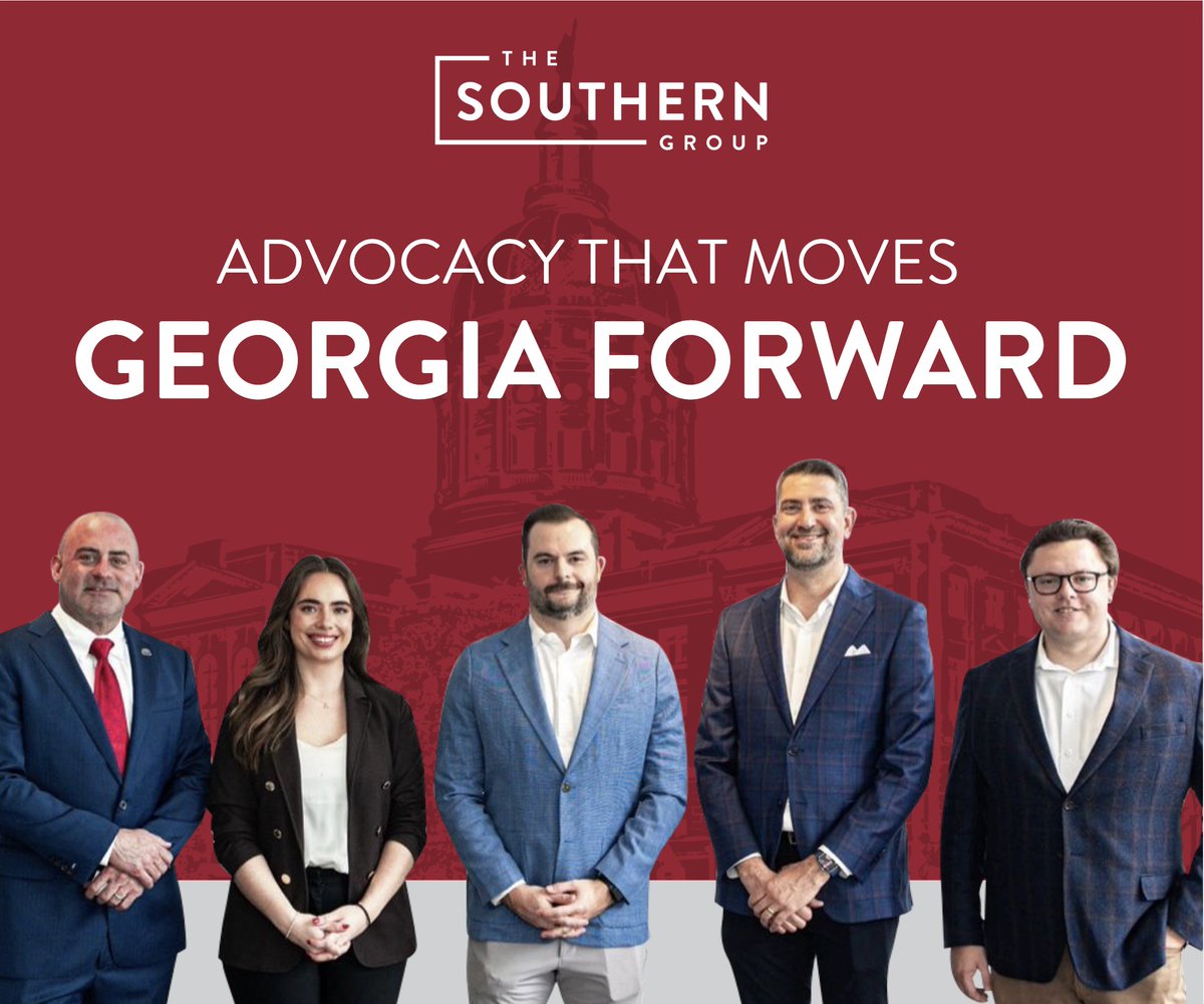 SouthernGroupGA's tweet photo. At The Southern Group Georgia, we know meaningful advocacy doesn’t stop when legislative session ends.

Every day, our team is working alongside clients and decision-makers to help move Georgia forward through strategic advocacy, trusted relationships, and deep policy expertise.

From the Gold Dome to communities across the state, we remain committed to delivering real results and championing the priorities that matter most to those we serve.

#TSGGA #TeamTSG #TheSouthernGroup #InfluenceMatters #GovernmentRelations #Georgia #Advocacy