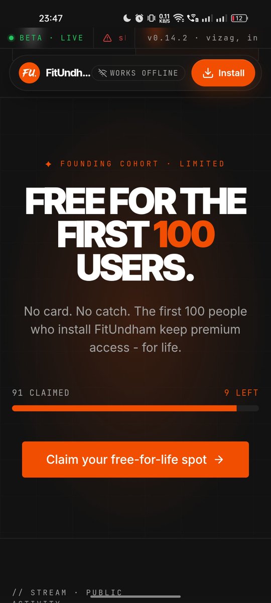 velofjay's tweet photo. Few more left to be claimed!

Try it: https://t.co/11Dqq30dEm

FitUndham - Your fitness, in your own pocket! https://t.co/f3IfUIUvLc