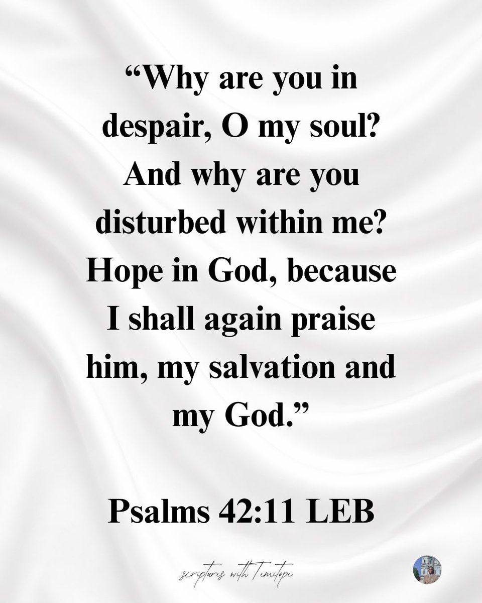 TemitopAdepoju's tweet photo. Yes, he is my saving grace!” Psalms 42:11 TPT
#scriptureswithtemitope #averseperday #allnations
#EXPLOREPAGE #fyp https://t.co/TDm0TAGZoW