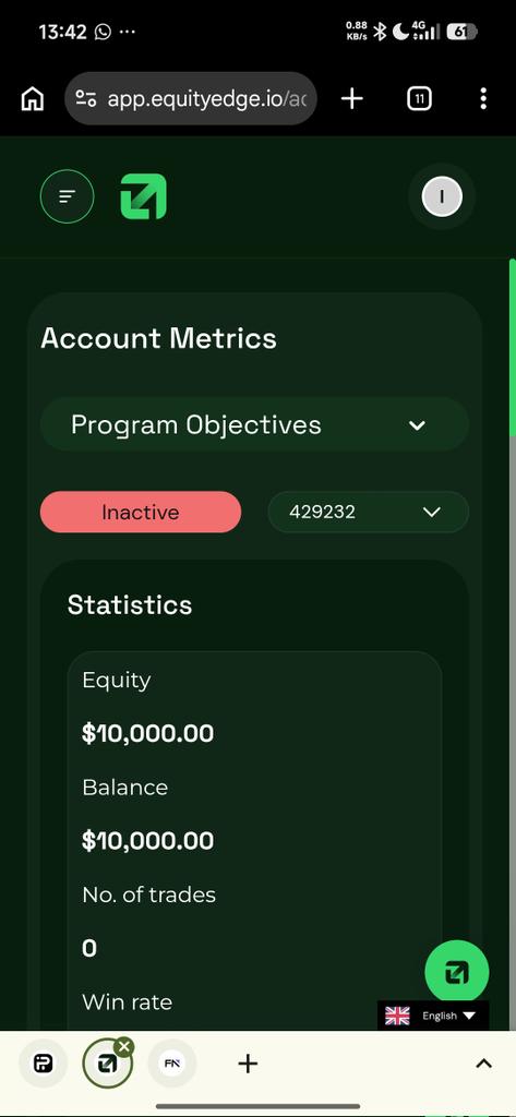 joshanalysis's tweet photo. @ZararEquityEdge @EquityEdge.I passed my first funded account challenge after 2 years of trading, only to have it suspended for 'multiple signups.The second email was an old forgotten registration NO active account, NO purchases on it.I only have ONE active account. Please review https://t.co/KnfvS24mIE
