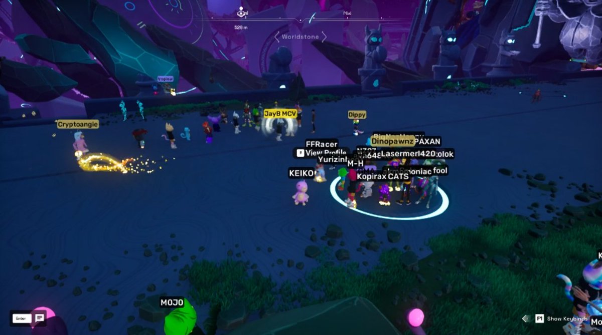 2301Im's tweet photo. Game Time #35  @MarsCatsVoyage 
Got to play Bulldog, Infected and Musical Hugs 
Nice mix of games and comfortable atmosphere overall @ClassicsCrypto @Cryptoangie @dippylvs https://t.co/46v458u8ff