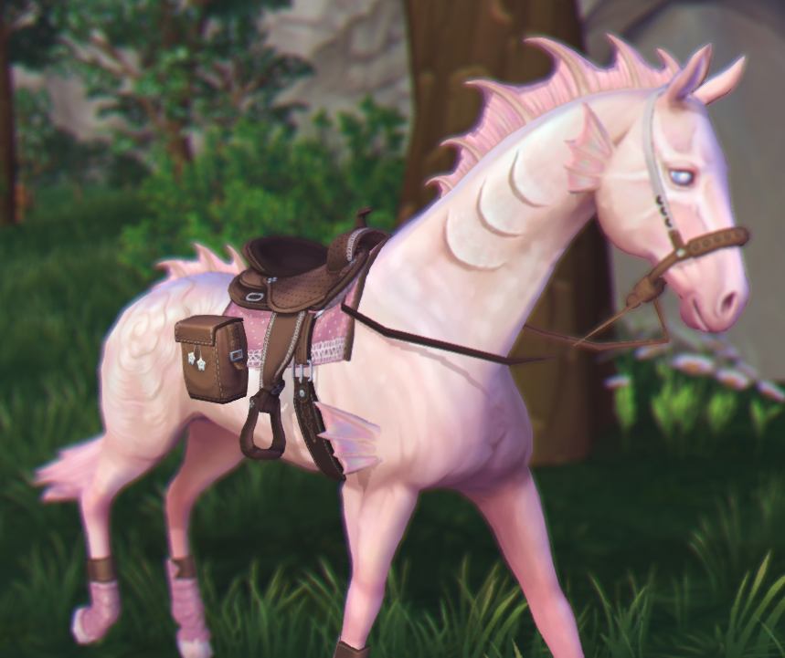 FANTASIIIIA's tweet photo. another underrated one, name is Faithful! again though, it's so hard to find tack for these as most are unavailable </3 this will do for now though, i love the pink!! https://t.co/c1rrU2CVGx