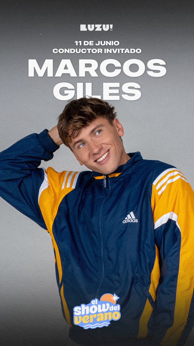 ShowDelVerano's tweet photo. MAÑANA MARCOS GILES EN #ElShowDelVerano https://t.co/uxsaiBYyG6
