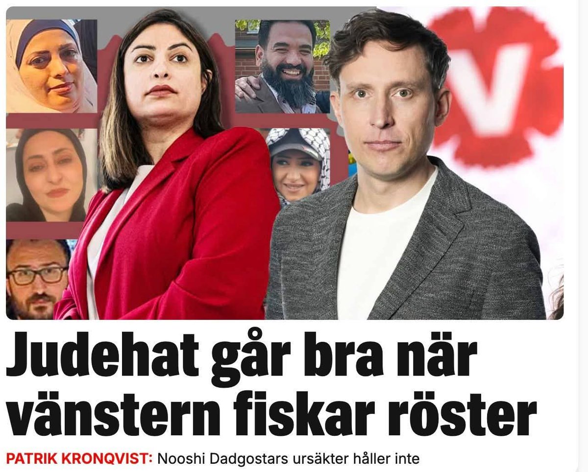 Sanningsbararen's tweet photo. Det finns bara ett nazistiskt parti i Sverige.

Vänsterpartiet.

I sin jakt på makt, har de accepterat brutala, muslimska nazzar.

Det roliga är att de kallar det parti som stöder judar MEST, för nazzar. 😂

#svpol https://t.co/MLagMc5TTA
