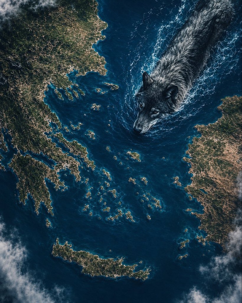 sagcigazete's tweet photo. Ο λύκος πεινάει, θέλει γη. https://t.co/p8yi8s6Qe4