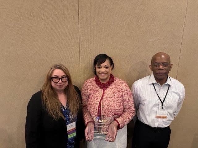 NOACA_MPO's tweet photo. NOACA is proud to receive the NARC Regional Achievement Award for the Cuyahoga Valley Scenic Railroad Extension Engineering &amp; Feasibility Study, advancing a vision for expanded passenger rail connectivity between Cleveland and Cuyahoga Valley National Park. https://t.co/WJbiJ6DbkE