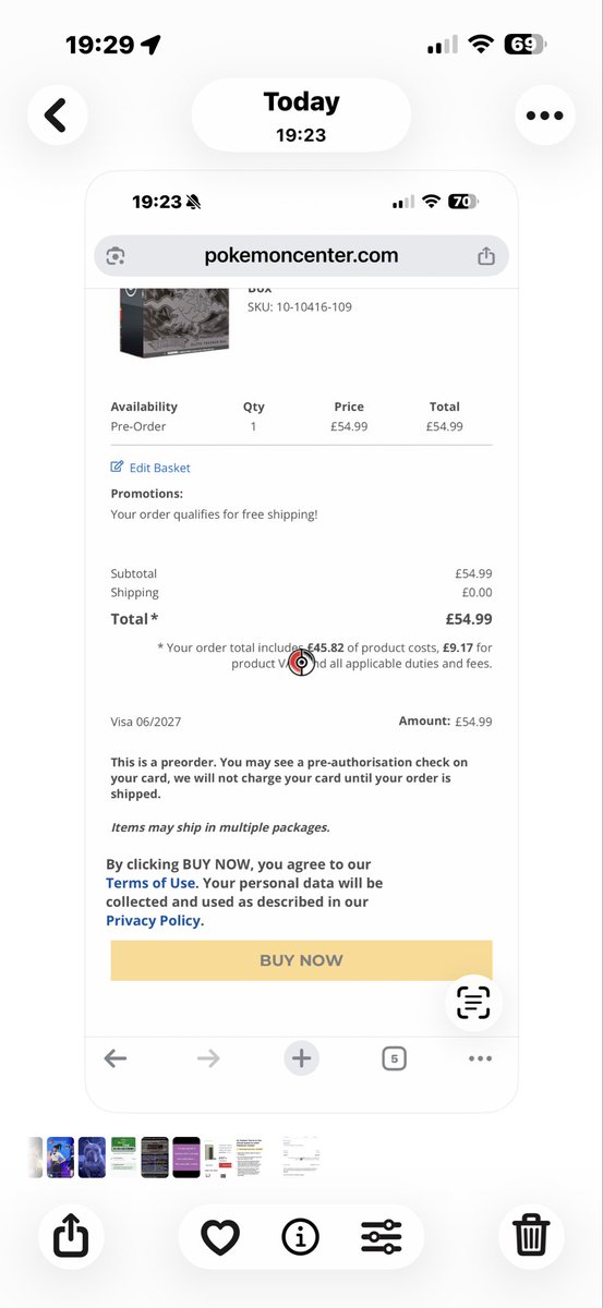 Battynatty7's tweet photo. @PokemonRestocks So I’m tried paying u glitched out on me and thrown me back in a queue after waiting 4 hours come on https://t.co/xTmGBf1sxc
