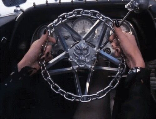 headlessgimp's tweet photo. Elviras “Macabre Mobile” (1959 Ford Thunderbird) https://t.co/4BLnCHfJef