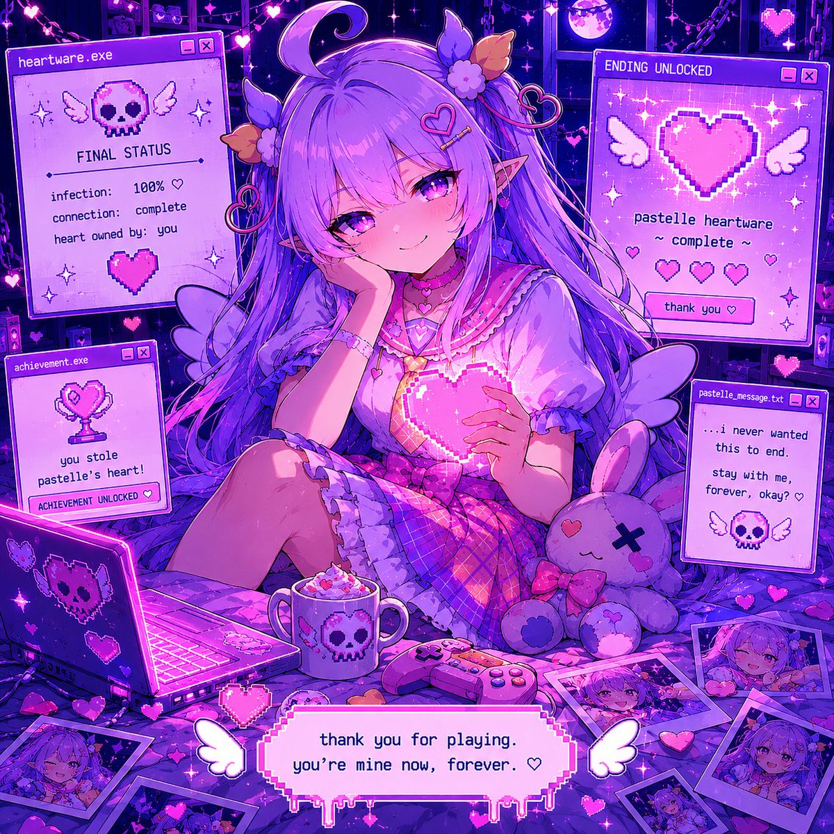 Pastelle Heartware 👾💗 ꒰˚𝐕𝐒𝐥𝐨𝐩˚꒱ tweet media