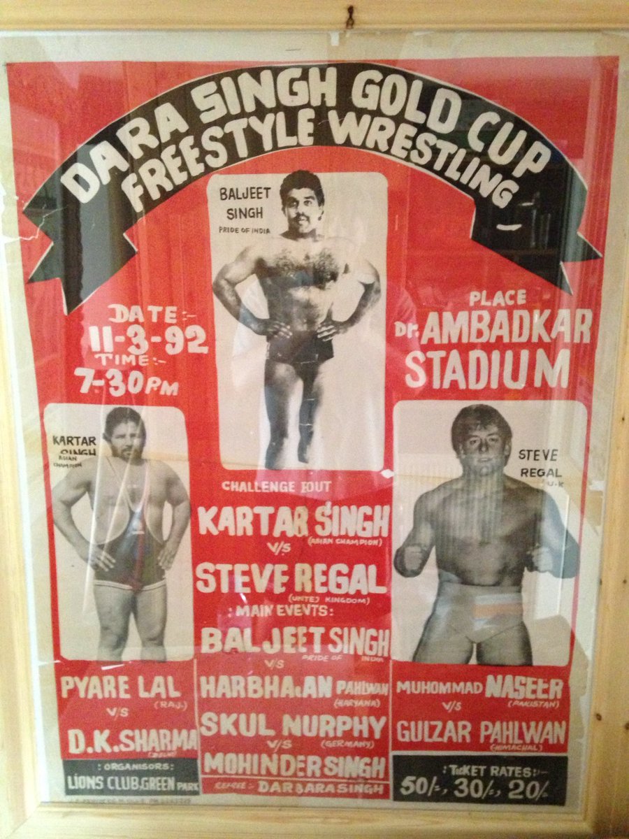 RealKingRegal's tweet photo. 1992 in India. Kartar was an Olympian and the chief of police in New Delhi. I beat him. https://t.co/PYQLbiRss6