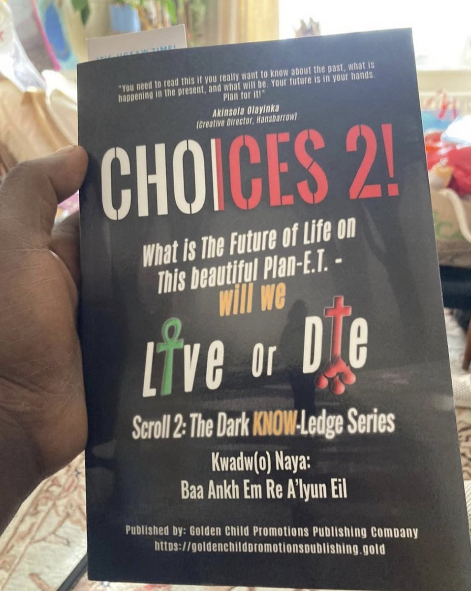 Ado9do's tweet photo. Are you a book freak? Looking for something worth reading?
For readers, we have the best bookshop on the Golden Child Promotions Publishing platform, where we are offering various best-selling books.
We are offering, “Choices Series” which is available on our website at discount. https://t.co/VOqDU81pVb
