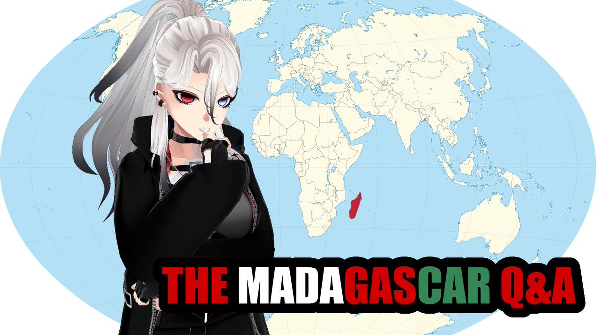 KuroshiroNova's tweet photo. I'll be having a #Madagascar Q&amp;A on Friday at 3PM UTC, so prepare your questions!
(regular person who lives there topics, no expert stuff)
#TheNovaverse #KuroshiroNeva #vtuber https://t.co/oUzJt1sts3