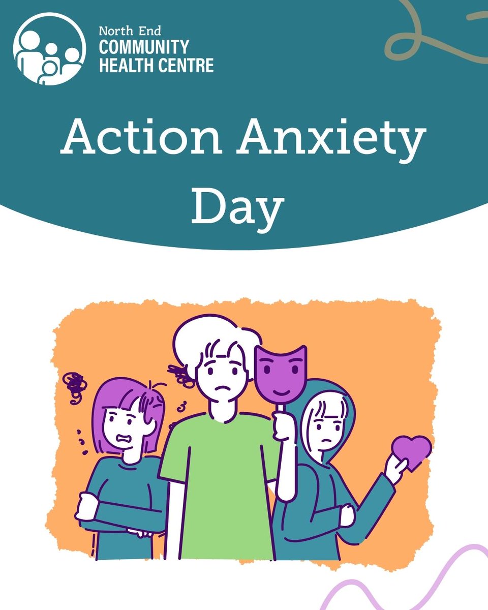 NorthEndCHC's tweet photo. On Action Anxiety Day, we recognize the importance of talking about anxiety and taking steps toward support.
You don’t have to face it alone.
Help is here when you need it.
#ActionAnxietyDay #MentalHealthSupport #NorthEnd #CommunityHealth #YouAreNotAlone https://t.co/6Y0e748Ljf
