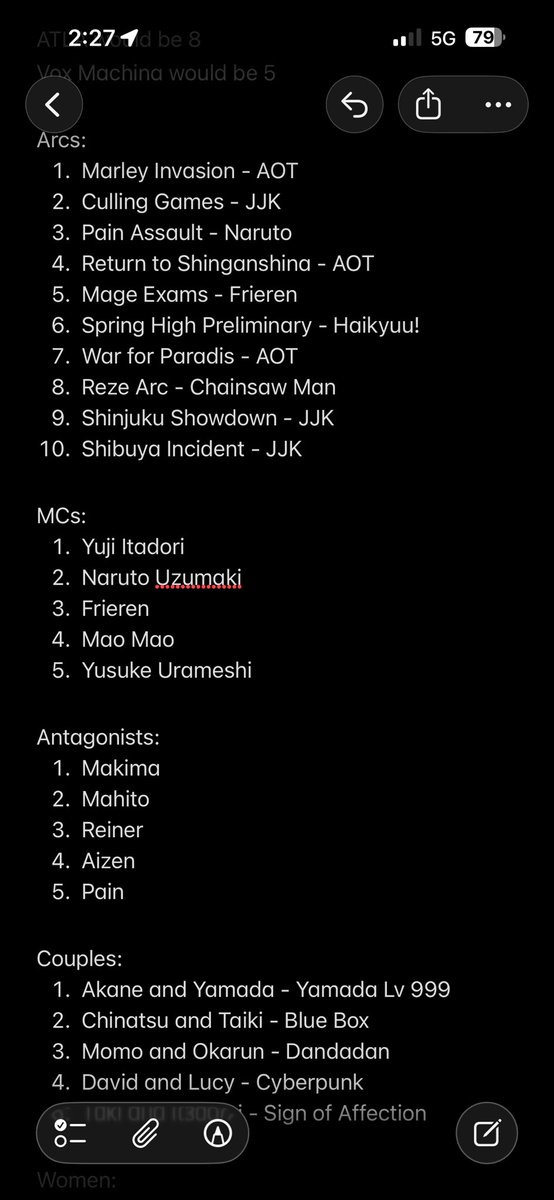 ItsAizza's tweet photo. Another update to the list :) also adding links to my MAL, Anilist, and Backloggd (still updating this)

MAL: https://t.co/2KoHKDd2Lf
Anilist: https://t.co/mhPyWXGx0V
Backloggd: https://t.co/Obnmimue9t https://t.co/UnHx8fcqJ2