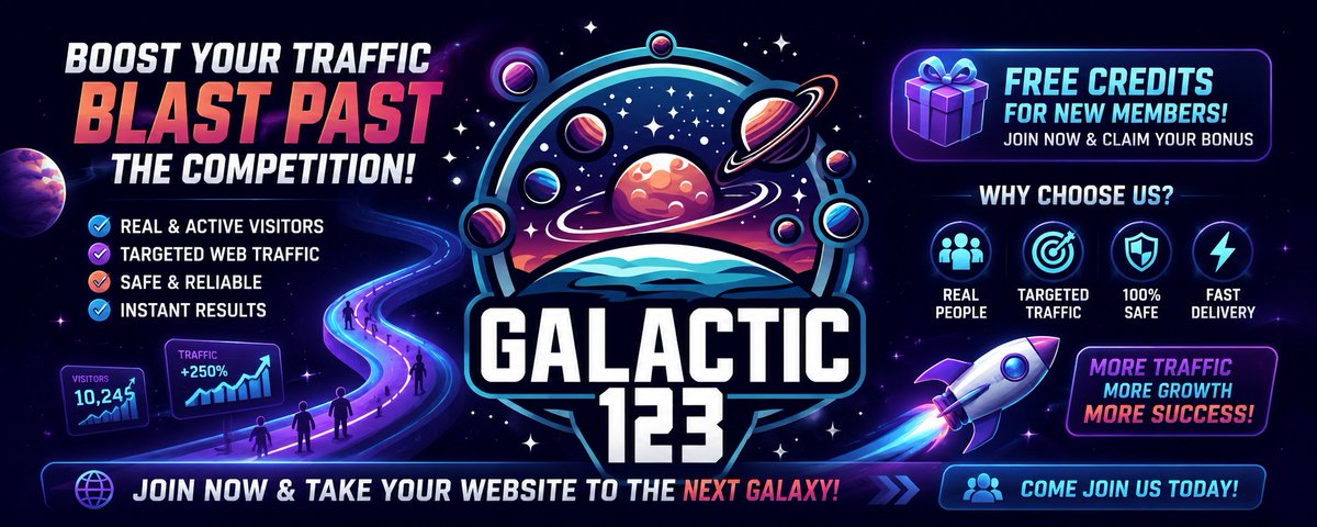 galacticc_girl's tweet photo. Lets Goo join ,🚀🚀🚀

Get Free visits to your sites and offers 🔥 

https://t.co/qY6WZiFSXf

#WAXP #WAX #Crypto #Web3 #Blockchain #CryptoCommunity #CryptoTwitter #Altcoins
#nftCommunity #SCO #WebTraffic #WebsiteTraffic #TrafficExchange #DigitalMarketing https://t.co/7UMPy1OIxJ