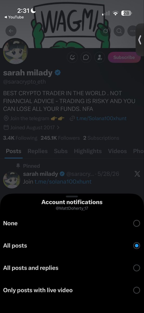 MattDoherty_17's tweet photo. @saracrypto_eth nBegK2kkW9M7YnoDgjEDHqt8kkx3GL2wci2Co687RUg https://t.co/ZQuqpcWYIB