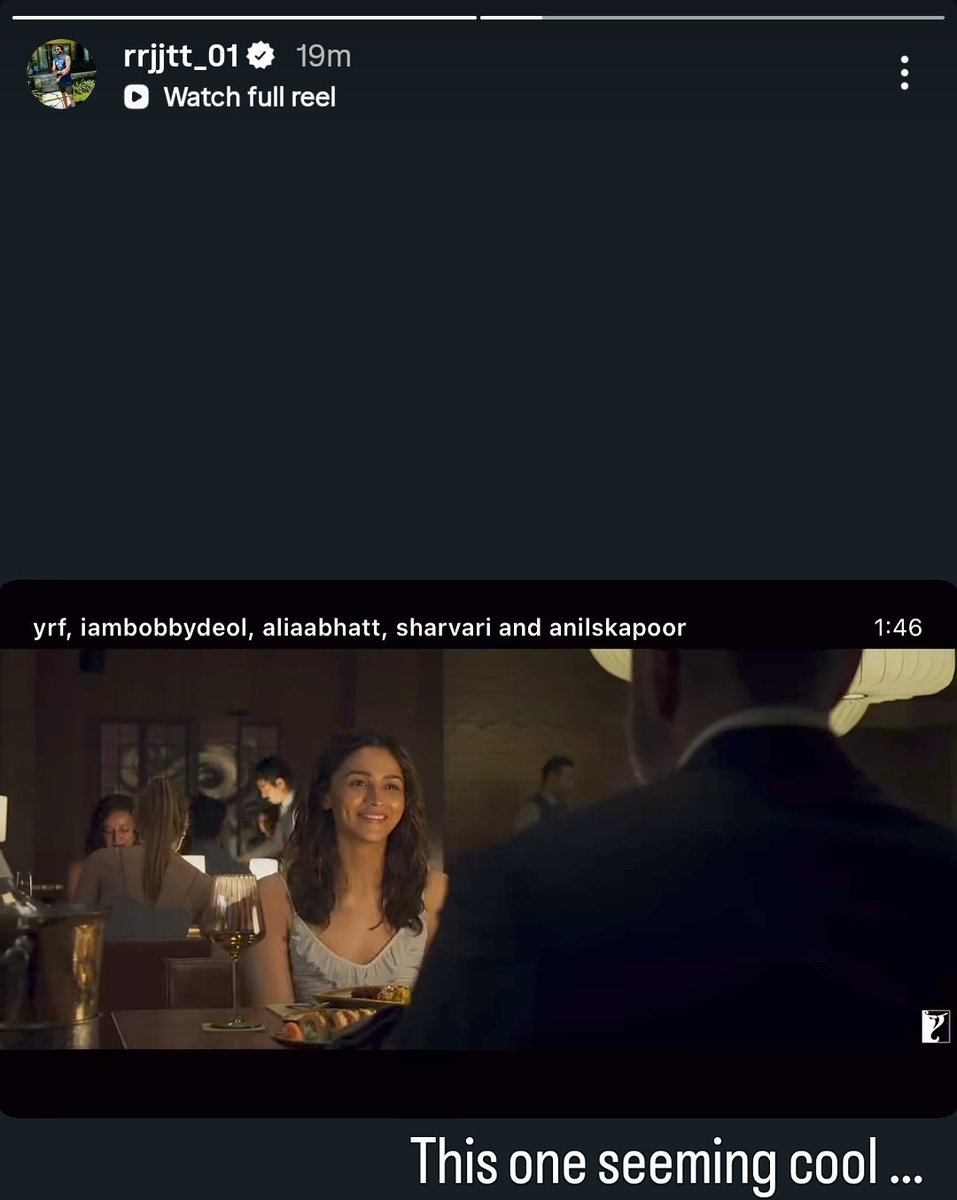 CourageousRo's tweet photo. During dhurandhar telecast BCCI were arranging special screening for Dhurandhar but RCB management denied it and none of them watched it.

But now RCB captain and Krunal pandya are putting stories for Alia Bhatt movie "Alpha" and promoting it openly.🤡

Why don't these people openly support movies which show the reality of Pakistan? What are they afraid of?