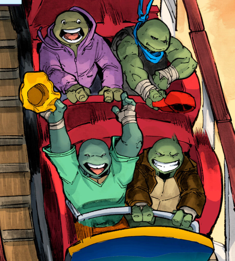 deadpool3763492's tweet photo. minor spoilers for TMNT IDW #19 //

guys this issue was so fun, i missed seeing the turtles just doing regular things. takes me back to mutant town https://t.co/IxLaTVfdzp