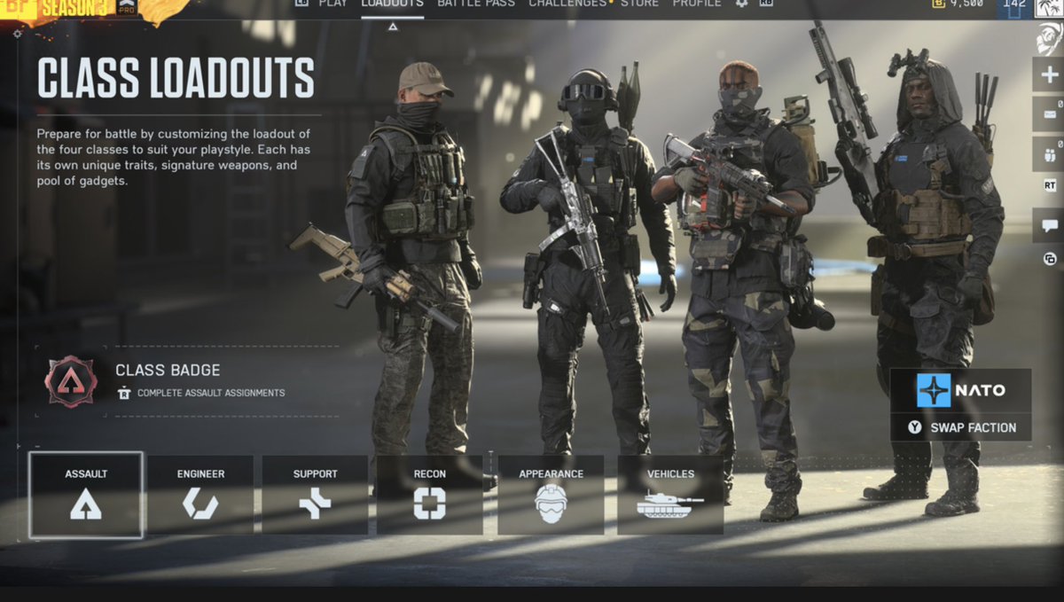 BZSgtHawk's tweet photo. These new faction outfits are cool. It’s always nice when you can color coordinate your squads. https://t.co/XXNmd0LcoC