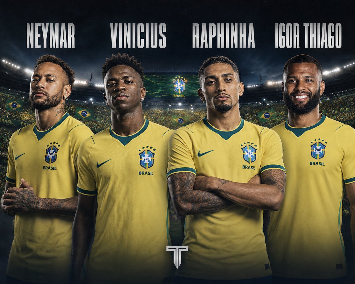 TouchlineX's tweet photo. 🇧🇷💫 Brazil's attacking options this World Cup! https://t.co/RSJ7BKHJmd