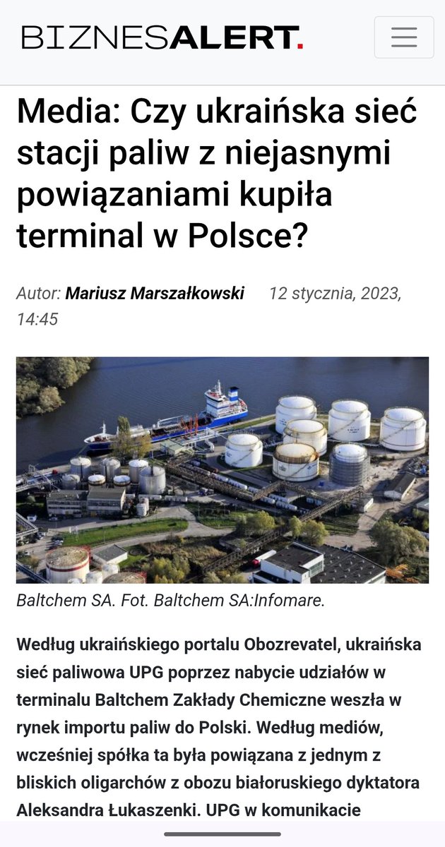 KonradKrajewsk6's tweet photo. Pamiętacie, jak rządzący opowiadali nam, że jesteśmy tylko hubem tranzytowym i ratujemy Ukrainę paliwem? Jak zwykle zapomnieli dodać, co dzieje się za kulisami.
Ukraiński kapitał właśnie wszedł w polską logistykę paliwową. 

Firma UPG przejęła aktywa Baltchemu – czyli  terminale w Szczecinie i Świnoujściu. Państwo polskie mogło tę transakcję zablokować. W końcu mówimy o bezpieczeństwie energetycznym kraju. Zgadnijcie, co zrobiły nasze wspaniałe służby i ministerstwa?

Dokładnie. Nic. Przeszło bez echa.
Terminale paliwowe nad Bałtykiem to nie jest warzywniak na rogu, który można po prostu sprzedać komuś z ulicy. To infrastruktura krytyczna. Kto ma kontrolę nad wąskimi gardłami logistyki, ten dyktuje warunki i zgarnia gigantyczne marże.

A teraz najlepsze. My, rękami państwowego PERN-u, grzecznie i za nasze pieniądze rozbudowujemy największą bazę w Dębogórzu. A w tym samym czasie ukraiński oligarcha, właściciel sieci OKKO, buduje sobie luksusowy resort narciarski za 1,5 miliarda dolarów, dostając na to jeszcze oficjalne wsparcie swojego państwa.
Oni budują kurorty za miliardy, my oddajemy im kontrolę nad naszą własną infrastrukturą.
To już nie jest żadna pomoc ani zwykły handel. To jest oddawanie polskiego rynku paliw. Gospodarkę prowadzi się po to, żeby realizować własny interes narodowy, a nie po to, żeby sponsorować cudzą ekspansję.
Czy w tym państwie  jest jeszcze ktokolwiek, kto pilnuje naszych interesów?