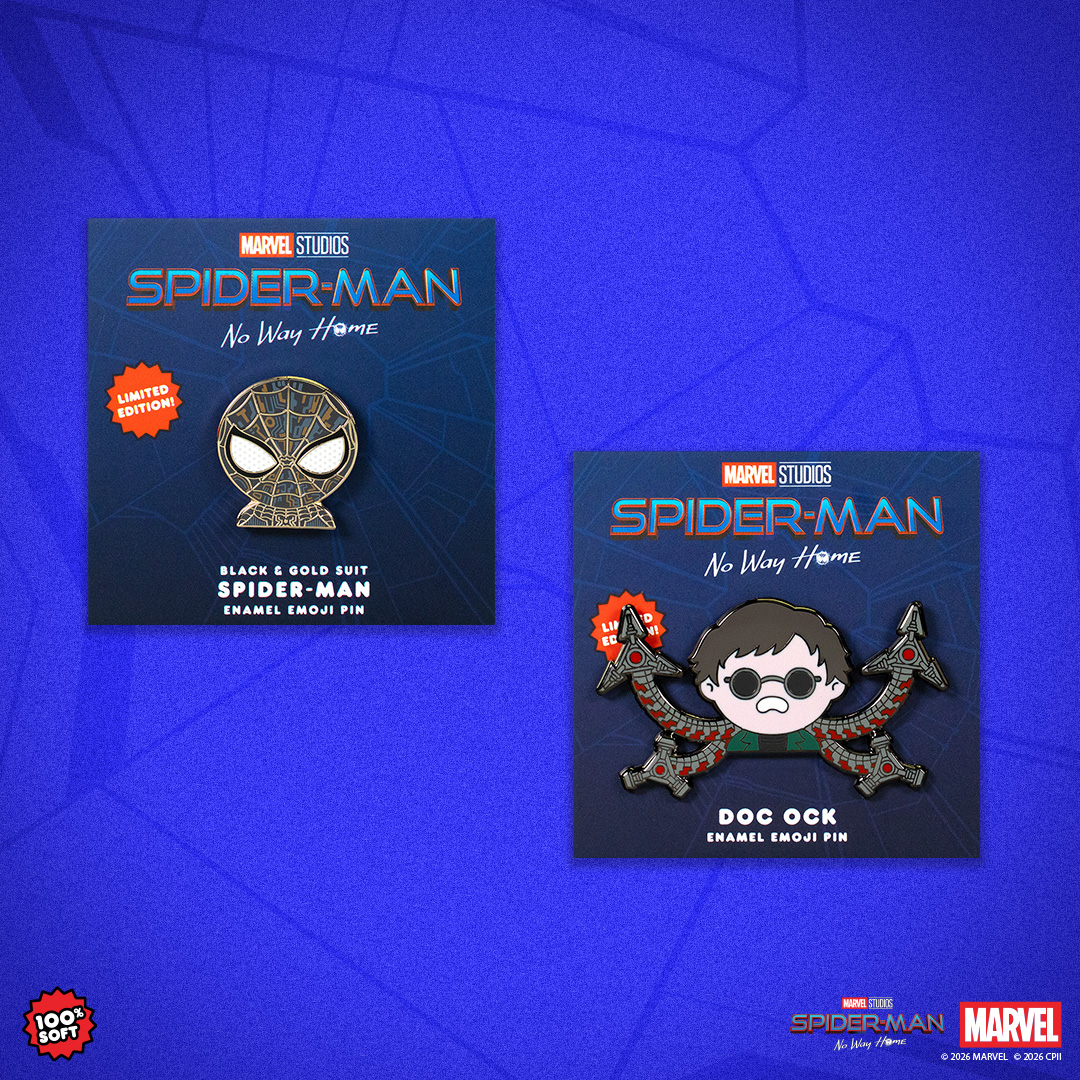 100soft's tweet photo. @Marvel Featuring:
🕷️Stealth Suit #SpiderMan (with swivel goggles)
🔮Mysterio (with pearlescent fishbowl helmet)
🕷️Black &amp; Gold Suit Spider-Man
🐙Doc Ock

Available tomorrow, Thursday at 10am PT https://t.co/45Pp1nTJMW https://t.co/MuiMt2oIh8