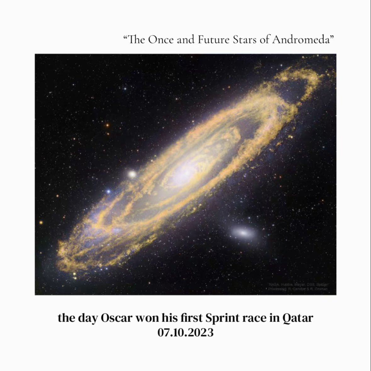 a_kkul's tweet photo. i came across such a beautiful post on tiktok that matched nasa’s astronomy picture of the day archive with important dates in oscar’s life 🥹✨ incredible too see how the magic of the universe is intertwined with those moments https://t.co/0r1s8zUEMj
