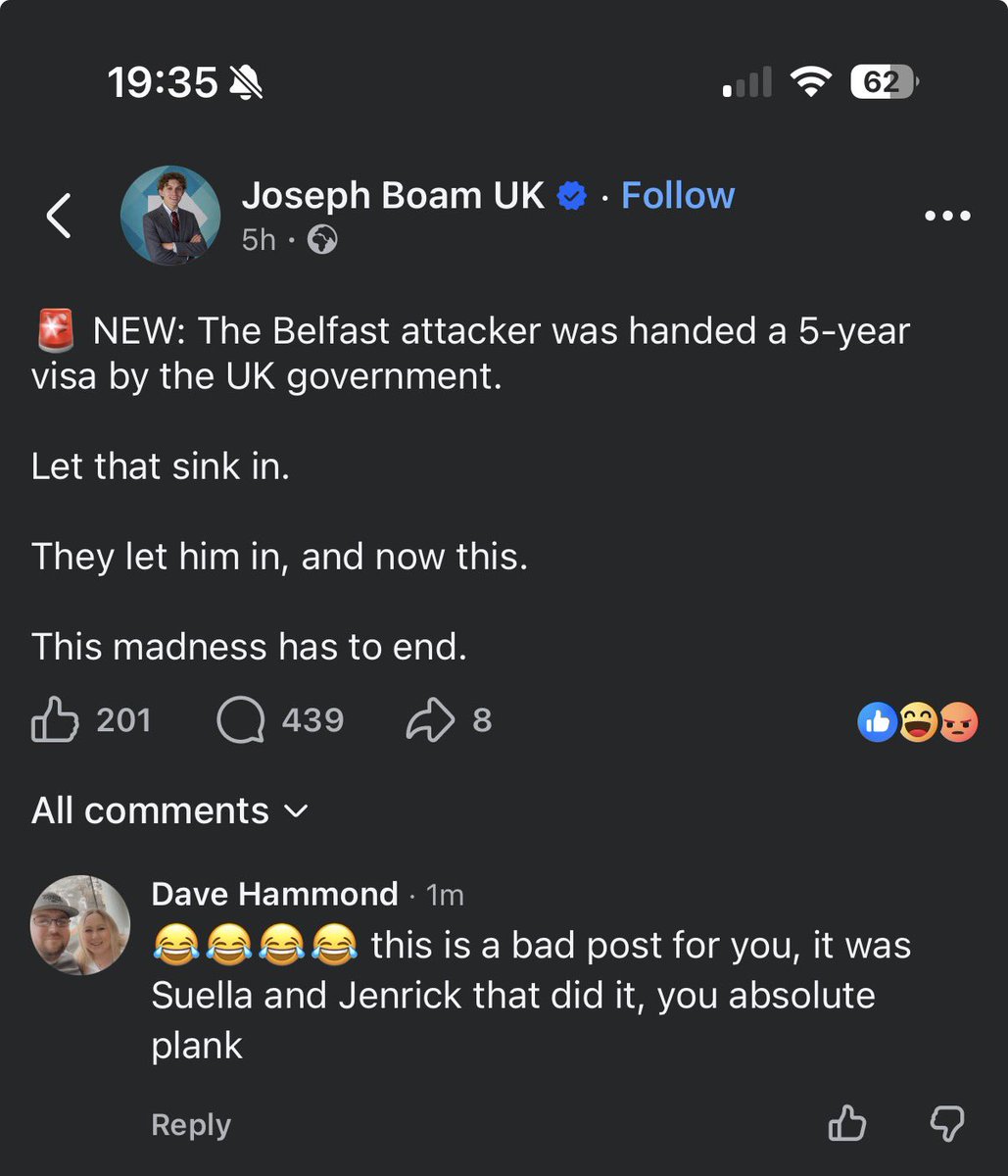 davehammond88's tweet photo. @Joseph_Boam @SuellaBraverman @RobertJenrick @reformparty_uk this post really needs looking at, or are you all happy with blatant misinformation being chucked about? https://t.co/VTZ0FCShp9