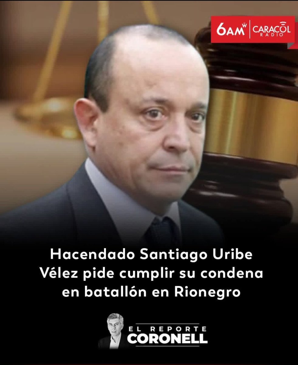 Pollo2651's tweet photo. Bien podría ser el primer interno de una de las megacarceles prometidas por Abelardo de Laspriella para recluir a los delincuentes más peligrosos de Colombia https://t.co/LTuu0kSJYG