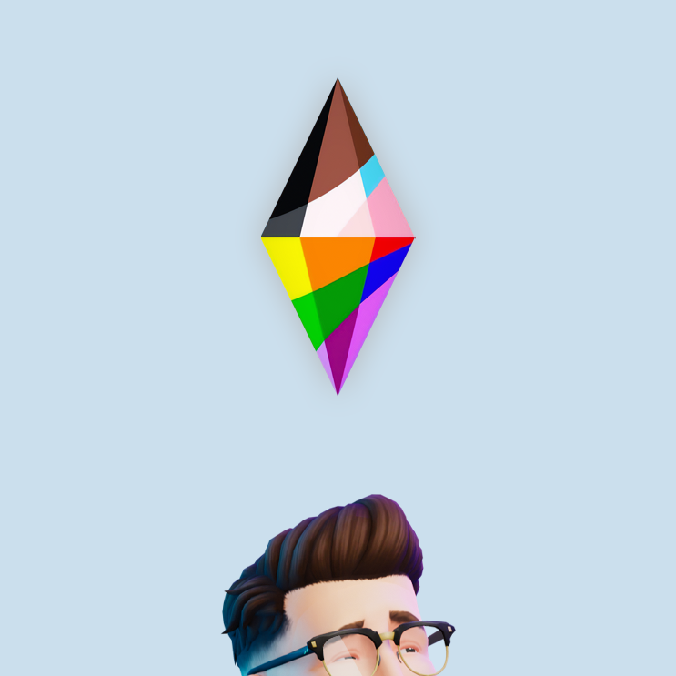 SimMattically's tweet photo. Celebrate Pride with my Pride Plumbob Override! 🏳️‍🌈

This is one of my older mods, available to download on my Patreon. 

https://t.co/ROBIoPUhqC https://t.co/aJfyODCrH4