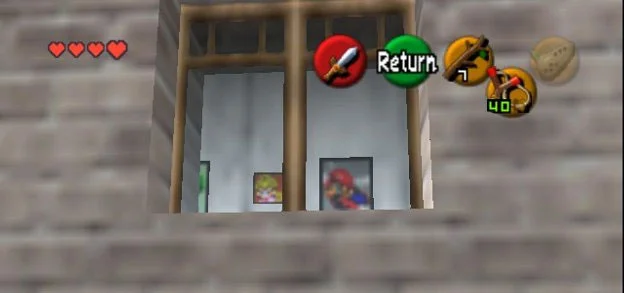 pikzel08's tweet photo. they better keep the Mario easter eggs in the Ocarina of time remake https://t.co/526THFQbAZ