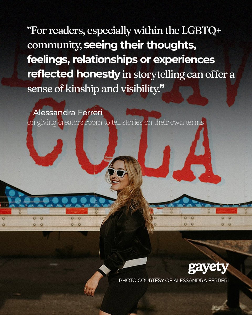 gayety's tweet photo. Queer storytelling has always found a way online, long before Hollywood caught up. 

In our exclusive interview with Wattpad’s Head of Content, we get into why LGBTQ+ readers keep turning to creator-led stories, the queer genres dominating right now, and why she says queer stories aren’t a trend… they’re evergreen.

🔗⁠: https://t.co/DWSdBXsE22