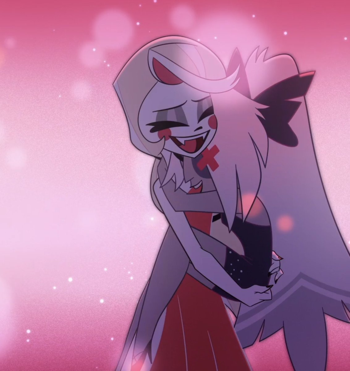 Bees_Hivee's tweet photo. Ha, like a baby koala!! 💕

#HazbinHotel #CharlieMorningstar #Vaggi #Vaggi #chaggie #chaggi https://t.co/sYaZeFRTgc