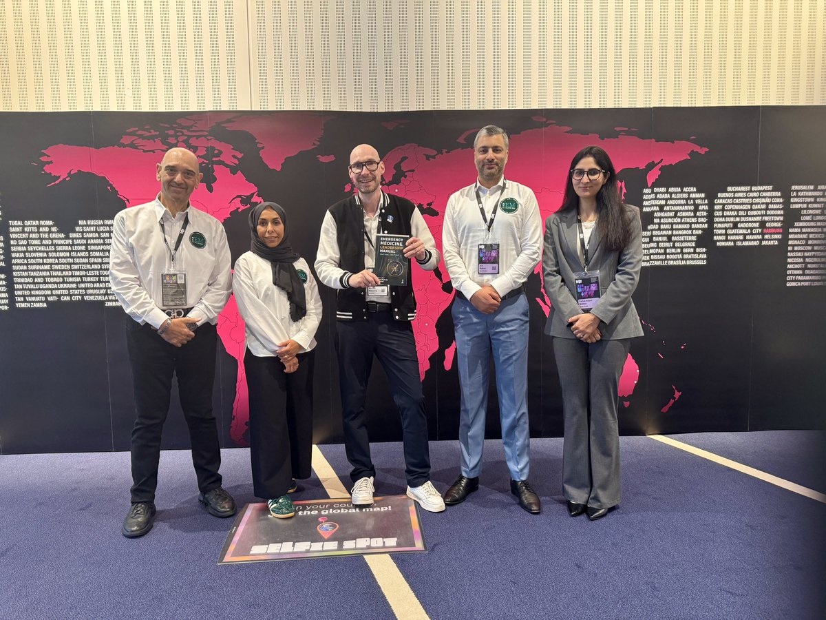 NisreenMaghraby's tweet photo. Proud to officially launch the EM Leadership Manual: An International Executive Manual for High-Reliability Emergency Care during our EM Leadership Workshop at @ifemglobal #ICEM2026 🇩🇪

A practical resource designed to develop, strengthen &amp; inspire EM clinical leaders worldwide https://t.co/7RbsU8gBFN