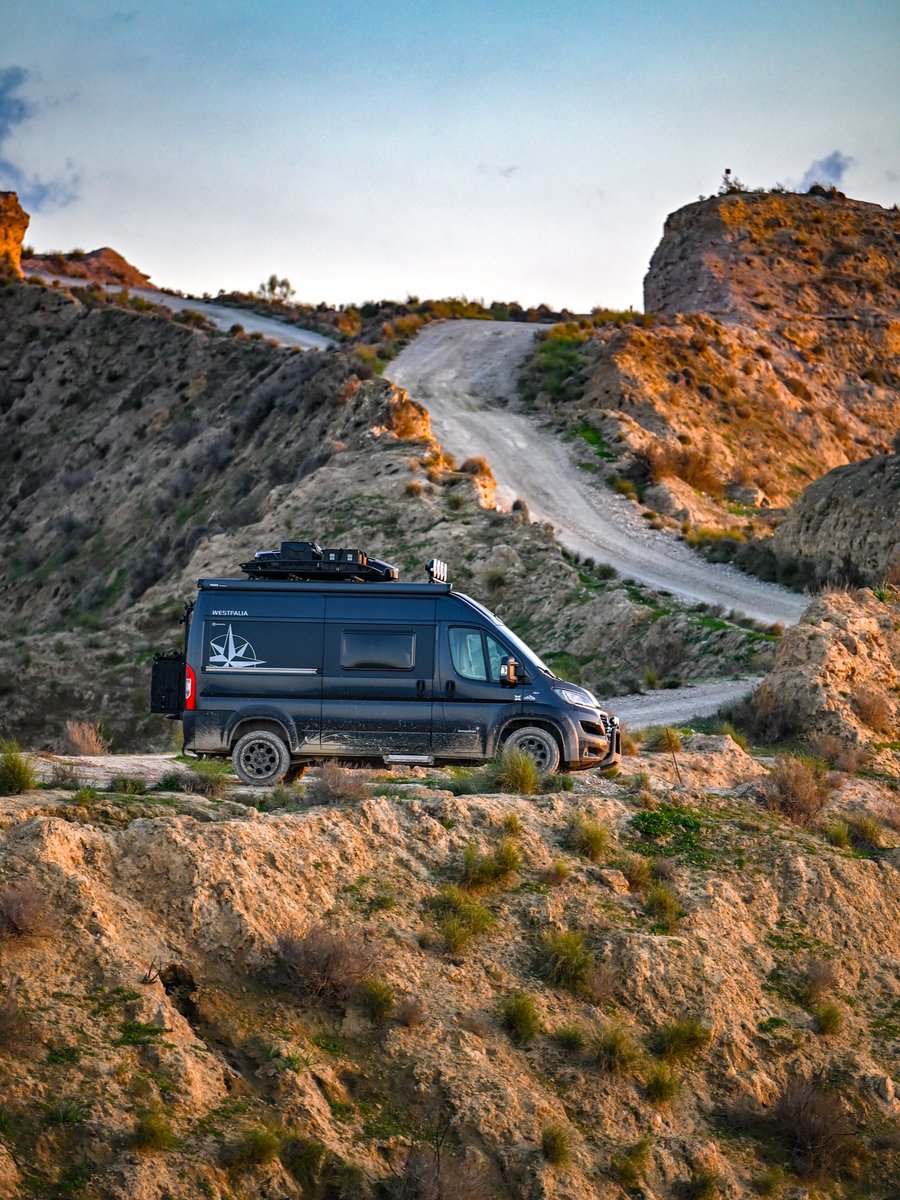 offrotie's tweet photo. Sad to pack up and leave 😔, but so incredibly grateful for the unforgettable days we spent here just Rotie and I 🚐 and the endless desert silence.

Until next time, Gorafe. You were pure magic ✨🖤

#offrotie #gorafe #vanlife https://t.co/oniEvV64iq