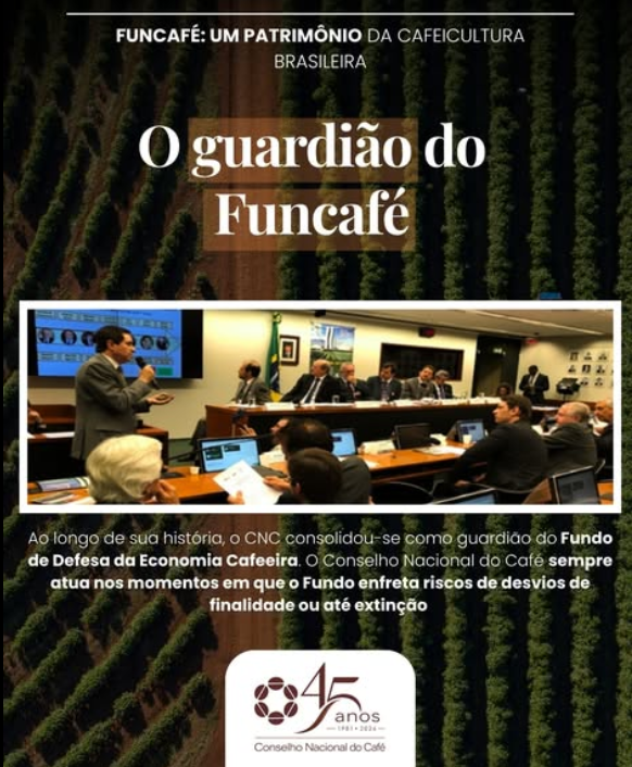 cafecnc's tweet photo. O CNC E O FUNCAFÉ
O acesso ao crédito e ao financiamento sempre foi e continua sendo uma das grandes pautas defendidas pelo CNC ao longo de sua história.
Trabalho permanente em favor da sustentabilidade econômica, social e ambiental da produção.
📷 CNC 45 anos | 1981–2026 https://t.co/bAWmNWLrW5