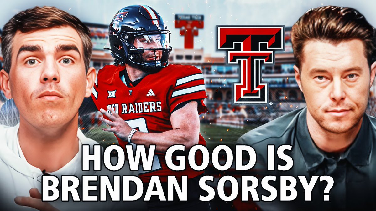JakeCrain_'s tweet photo. 🔥 TEXAS TECH SEASON PREVIEW!

🏆 CAN THIS TEAM WIN IT ALL?

🙋‍♂️ HOW GOOD IS SORSBY REALLY?

💪 WILL THE DEFENSE BE DOMINANT?

🎙️ @jdpickell HELPS BREAK IT DOWN

LINK: https://t.co/wN4NUkAopB https://t.co/S39Tz98VOh