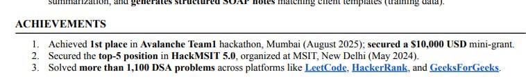 0xx_Hammy's tweet photo. briefed yall about @moonshiftio but yall gotta have a look at who is behind it

@harjjotsinghh, a 21 year old developer who has won multiple awards + hackathons while still being in college

his most significant role was at SignVault, a Florida based startup where he single-handedly built the entire backend serving 4,000+ users, added realtime collaboration, secure PDF signing, and managed a massive AWS cloud setup

on the AI/Web3 side, he built Flowzmith at ETHGlobal 2025, a platform that turns simple prompts into full-stack web3 apps with 96%+ accuracy on smart contract generation

shipped an MVP in 48 hours and won 1st place + $10k at Avalanche’s Mumbai hackathon shortly after

his skillset covers full-stack, AI/LLMs, RAG systems, Web3, and DevOps (pretty crazy for someone still in college)

Flowzmith was basically the proof of concept. now he’s scaling that same vision into $MNSHFT

3Zvj3RpdPnuys3f4CkcFLZEDwESnP6X7gUoufzk6Wory

CV: https://t.co/mPJrS8vXwp