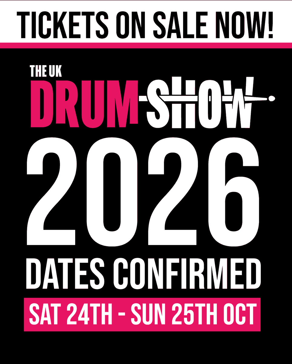 yourECL's tweet photo. 📢 CALLING ALL DRUMMERS...

Did you know that this October we welcome The UK Drum Show to the Exhibition Centre? If you didn't, then this is the place to be as we spend the full weekend celebrating the amazing community & industry 🙌

With so much to see and do including learning from the very best drummers, professionals & educators at the live masterclasses! Exploring the incredible selection of drum and percussion innovations and amazing on-stage performances, it's truly the place to be 🤩

Secure your tickets now via TicketQuarter here 👉 https://t.co/WBBgXl3bYE