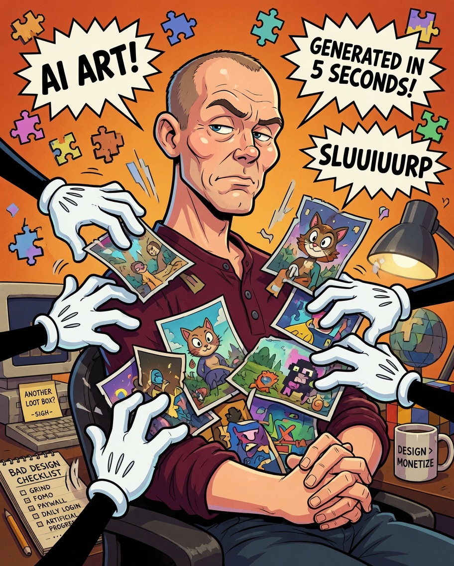 HannaHaydn's tweet photo. @Jonathan_Blow You'd make a pretty good animaniacs villain. https://t.co/hm4O95p5sf