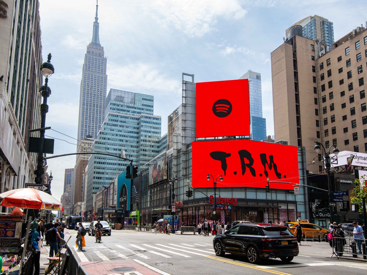 PopBase's tweet photo. Cryptic Spotify billboards were spotted in New York and Los Angeles today. https://t.co/0qWOFIHOzk